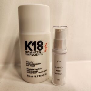 K18 Biomimetic Hairscience Mini Leave-In Molecular Repair Hair Mask 5 ml